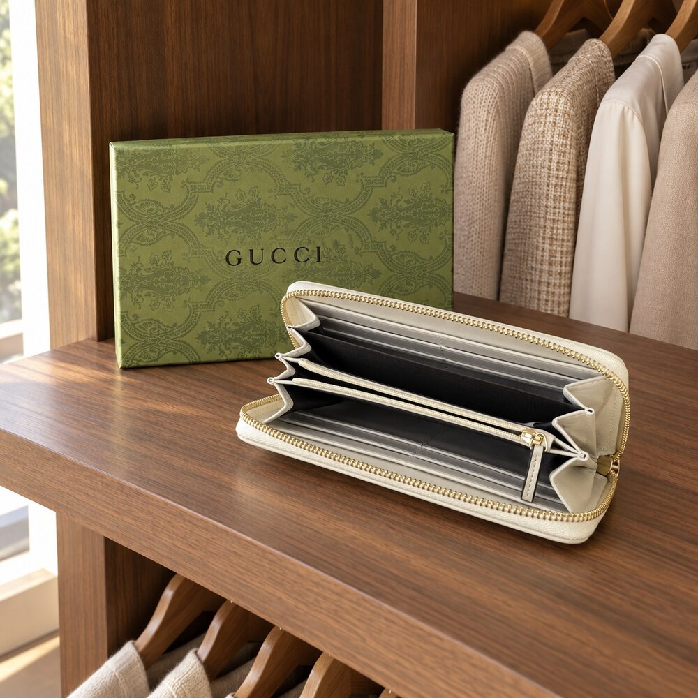 Gucci Horsebit 1955 GG Canvas Zip Around Long Wallet - Picture 4 of 6